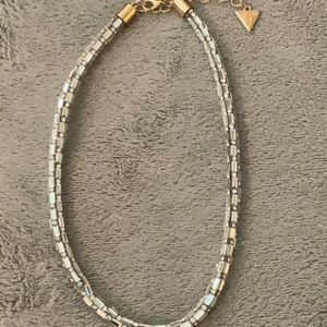 Guess Baguette Rhinestone Choker